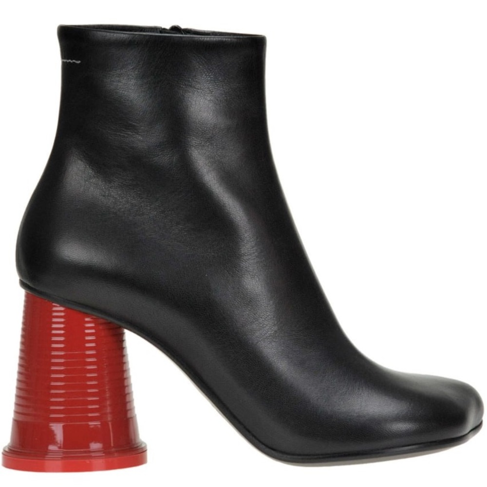 Unique and coveted Maison Margiela red cup heels! Worn once